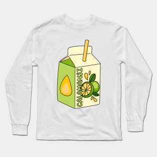 Calamansi Fruit Juice Box Long Sleeve T-Shirt